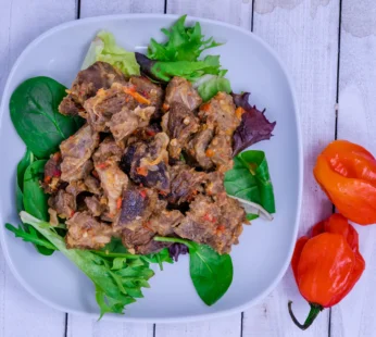 Spicy Goat Meat (Asun)- Serves 2