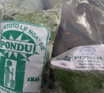 Pondu Feuille de Manioc Cassava Vegetable Leaves (1KG)